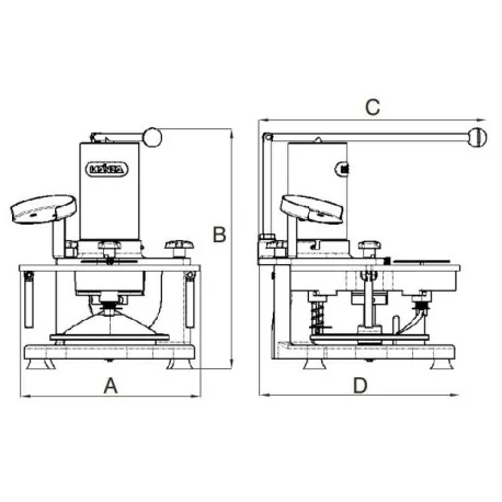 Manual Meatball / Hamburger-maker Mod. MH100, HM120, HM130, MA12 12 & MA5