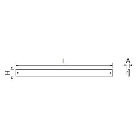 Knife magnetic wall and stainless