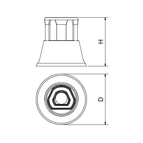 Tabouret en métal à roulettes