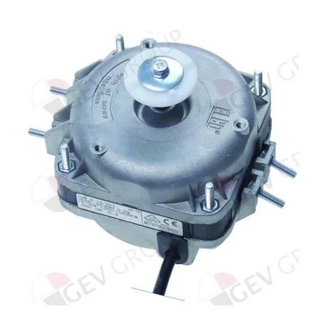 fan motor 5W 230V 50Hz L1 48mm L2 52mm L3 79,5mm W 83mm cable length 500mm 1300/1550rpm ELCO 