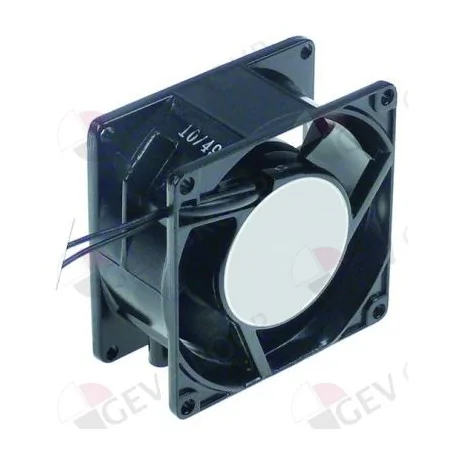 ventilador axial L 80mm An 80mm H 38mm 230VAC 50/60Hz 14/13,5W cojinete rodamiento de bolas 