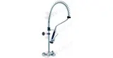 pre-rinse unit with wall-mounted water tap short lever without swivel tap connection ½" 
