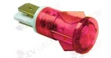 lámpara de señalización ø 13mm 230V rojo 