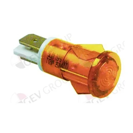 lámpara de señalización ø 12mm amarillo 230V UE 1 pzs 