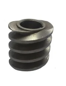 Spiral grinder motor shaft 12 "and 22"