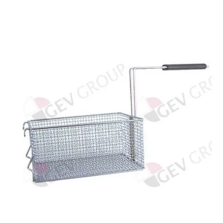 fryer basket L1 265mm W1 180mm H1 120mm L2 480mm H2 215mm chrome-plated steel Elframo, Komel, Repagas