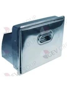 Tolva con golpeador para posos de cafe