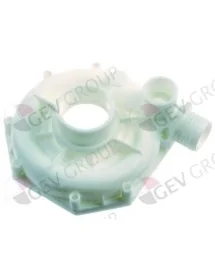 pump cover OLYMPIA inlet ø 50mm outlet ø 30mm outlet 2 ø 30 auxiliary pressure connection 10mm Dihr, Kromo, Rosinox 