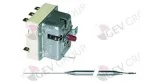 termostato de seguridad 150°C 3polos 20A bulbo ø 6mm longitud del bulbo 79mm Baron, EGO, Emmepi, Giorik, Rosinox, Silko