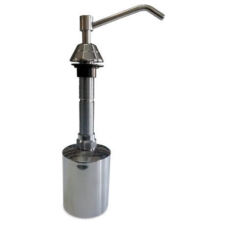 Stainless steel soap dispenser to be embedded