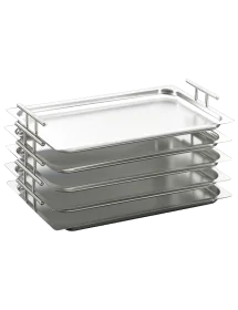 Stainless steel tray with handle 