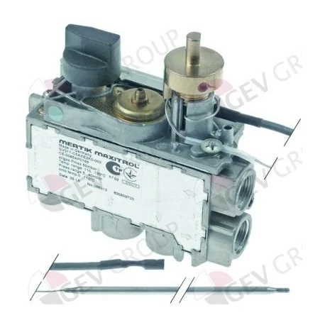 gas thermostat MERTIK type GV31T-C5AXE2K0 t.max. 190°C 110-190°C Electrolux, Mertik, Zanussi