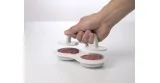 Formadora doble de mini hamburguesas 7 cm