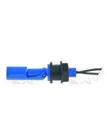 interruptor de flotador rosca M16x2 1NO o 1NC ø 16mm L 88,5mm montaje ø 16mm 250V 1A cable Mafirol