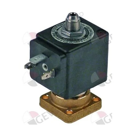 solenoid valve 3-ways 230 VAC body outer cone DN 1,2mm slide-on receptacle DIN -20° up to 140°C Parker