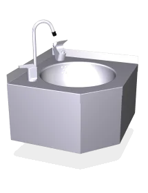 Fuente de columna inox de pedal