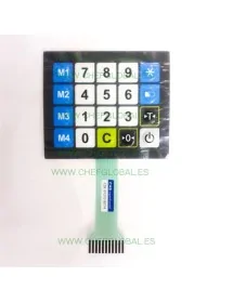 Teclado plano 20 teclas balanza CAS ERJ COE-9121018774