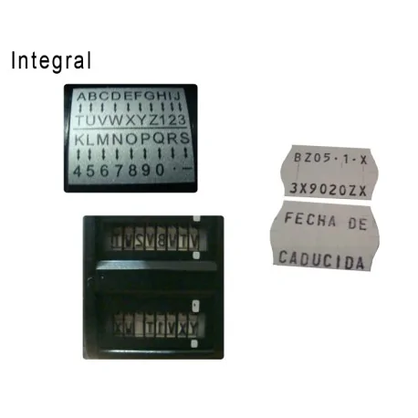 Manuel Labeler OPEN S-16 2 lignes Alphabétique et alphanumérique