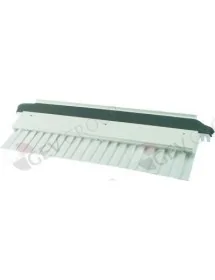 curtain for ice maker W 605mm H 207mm with holder shaft length 540mm shaft ø 6mm ITV