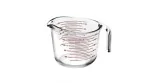 Jarra medidora de cristal 0,25 L