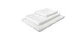 Tabla de corte polietileno blanca de 60x40x3 cm