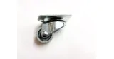 Metal caster, 30mm ø 53x61mm H45mm 1x subject plate with anchor