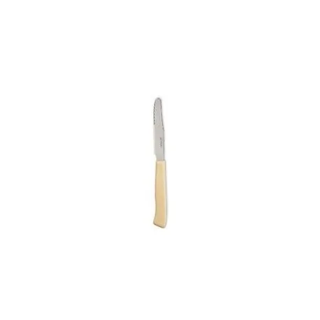 Cuchillo mango plástico marfil