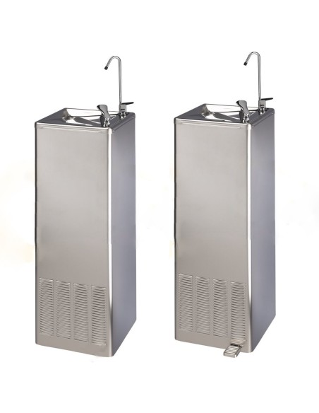 Fuente de agua fría inoxidable con llenajarras RA5G 