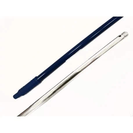 Manche aluminuim, avec pas de vis double et trou