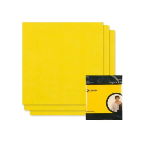 Soft yellow cloth  (pack 3 pieces)
