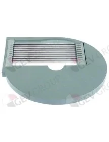 grille à bâtonnets type DISCOB8 ø 205mm épaisseur de tranche 8mm plastique/métal Fimar  