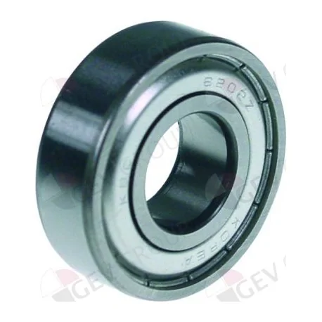 deep-groove ball bearing type DIN 6205-2Z shaft ø 25 mm ED ø 52 mm W 15 mm 