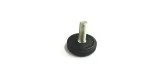 pied d'appareil M6 ø 37mm H 27mm longueur de filetage 9mm 