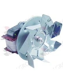 hot air fan 220 V 55 W 50/60Hz L1 65 mm L2 15 mm L3 25 mm L4 87 mm fan wheel ø 150 mm FIME Smeg L25R7513  