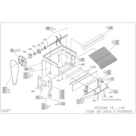 sump with paddle ITV suitable for ITV PULSAR