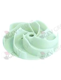 rotor ø 102mm H 29mm logement d'axe ø 9/8mm sens de marche à droite palettes 6 Comenda 631643