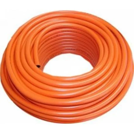 Plasticized PVC and nitrile rubber tubing dual layer. 9 x 15 mm diameter. Meter