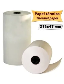 Thermal paper roll FAX 216 mm x 3m