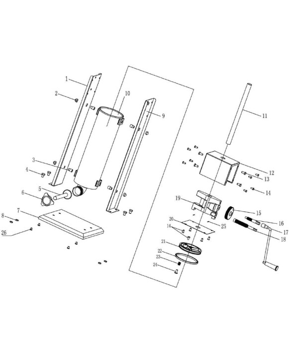 Grandes dents essieu Poussoirs modèle SH-7 SV-7 SV-15