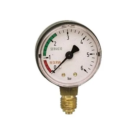ISR pressure gauge 0-6 Bar Thread 1/4 1/4