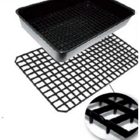 Tray saves grid plates