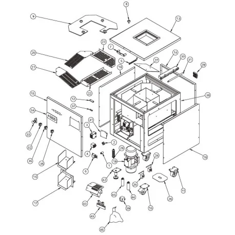 Resistencia Secadora SA 450W sammic 2370149 80X400mm