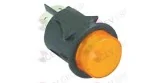 pulsador montaje ø 25mm verde 2NO 250V 16A iluminado empalme conector Faston 6,3mm