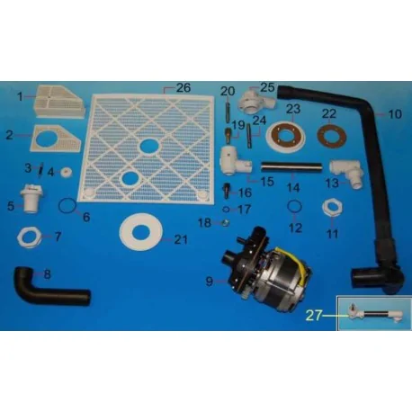 wash arm support  NuovaSimonelli, Omniwash LI126FCB