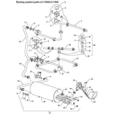 Dishwasher rinse jet Linea Blanca A040074