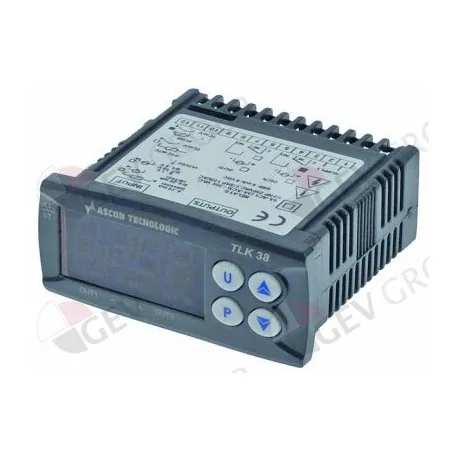 electronic controller TECNOLOGIC type TLK38HCR-- mounting measurements 71x29mm 100-240V voltage AC 
