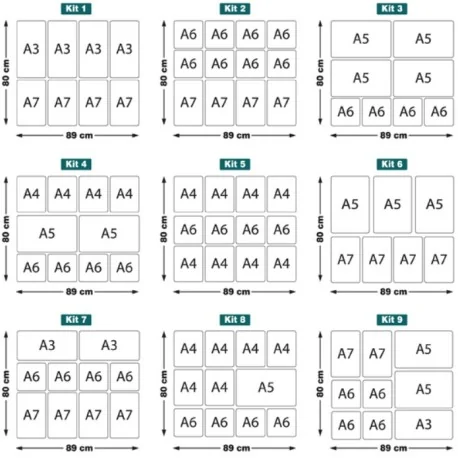 Plateaux profonde méthacrylate noir