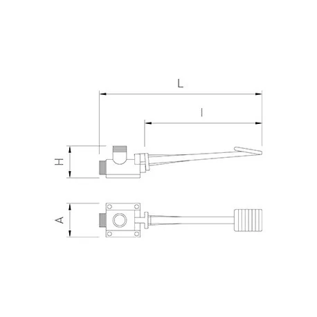 Pedal a water M-M 1/2