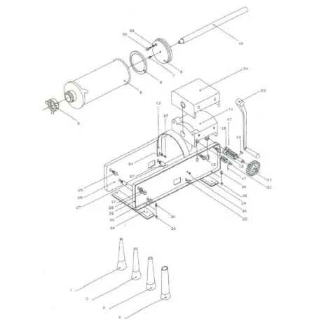 Axis Gear Stuffer Mainca TP-10 TP-7 6TP10020