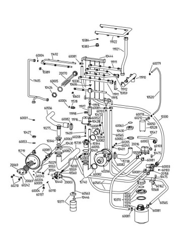 gicleur de lavage filetage 3/8" H 20mm  10383 Adler Juno Aperinox Zoppas Roeder Electrolux Zanussi Ditosama Therma King